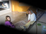 Hailey playing checkers with her
Aunt Jeannie
The morning after Thanksgiving