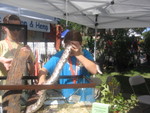  A Fearless Snake handler at Bok Tower
during 