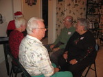  Sharon Mann, Ray, Bernie Campbell and Shirley are listening.