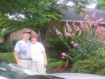  Von and Karen Hardman in front of their home in Santee, S.C.