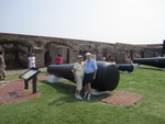 
We Stand in front of a Cannon,
Ft. Sumter