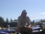  Our raft guide, Andy