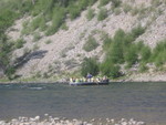  Some of our group in the first raft